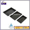 Plastic food safety disposable food trays with lid